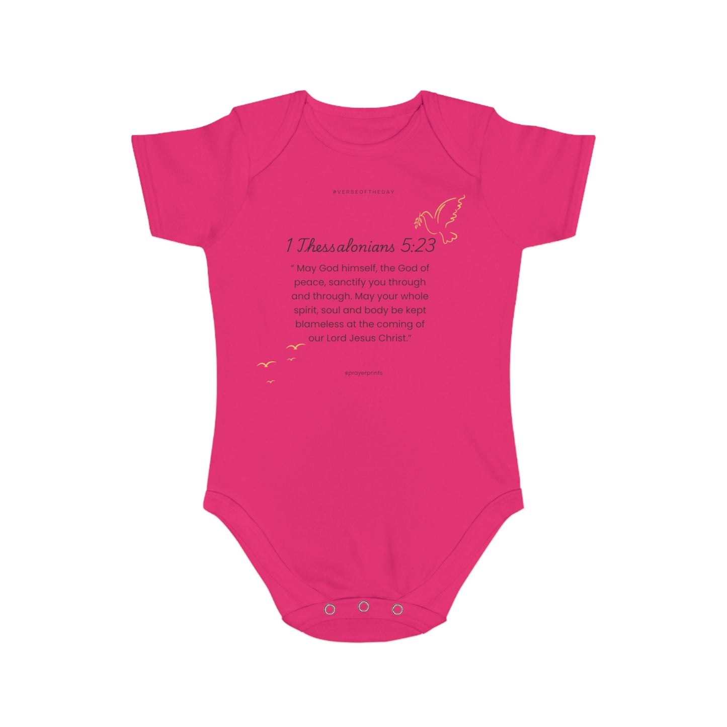 Short Sleeve Baby Bodysuit