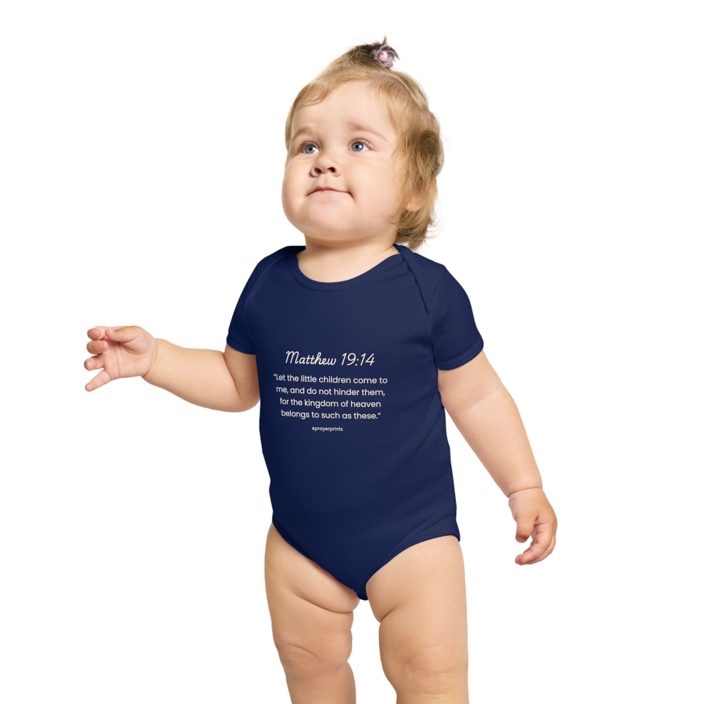 Inspirational Bible Verse Baby Bodysuit | Short Sleeve Infant Suit