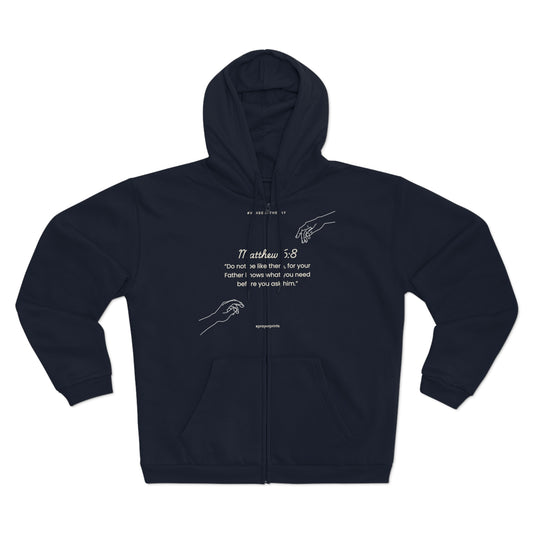 Unisex Hooded Zip Sweatshirt