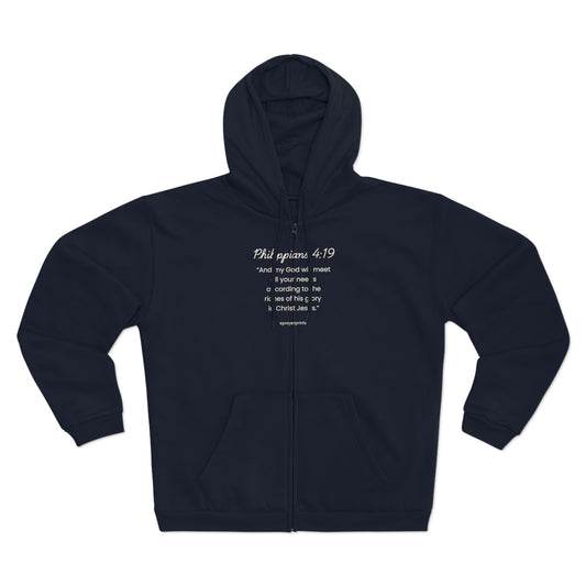 Unisex Hooded Zip Sweatshirt