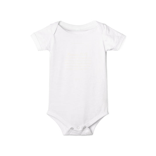 Infant Jersey One Piece