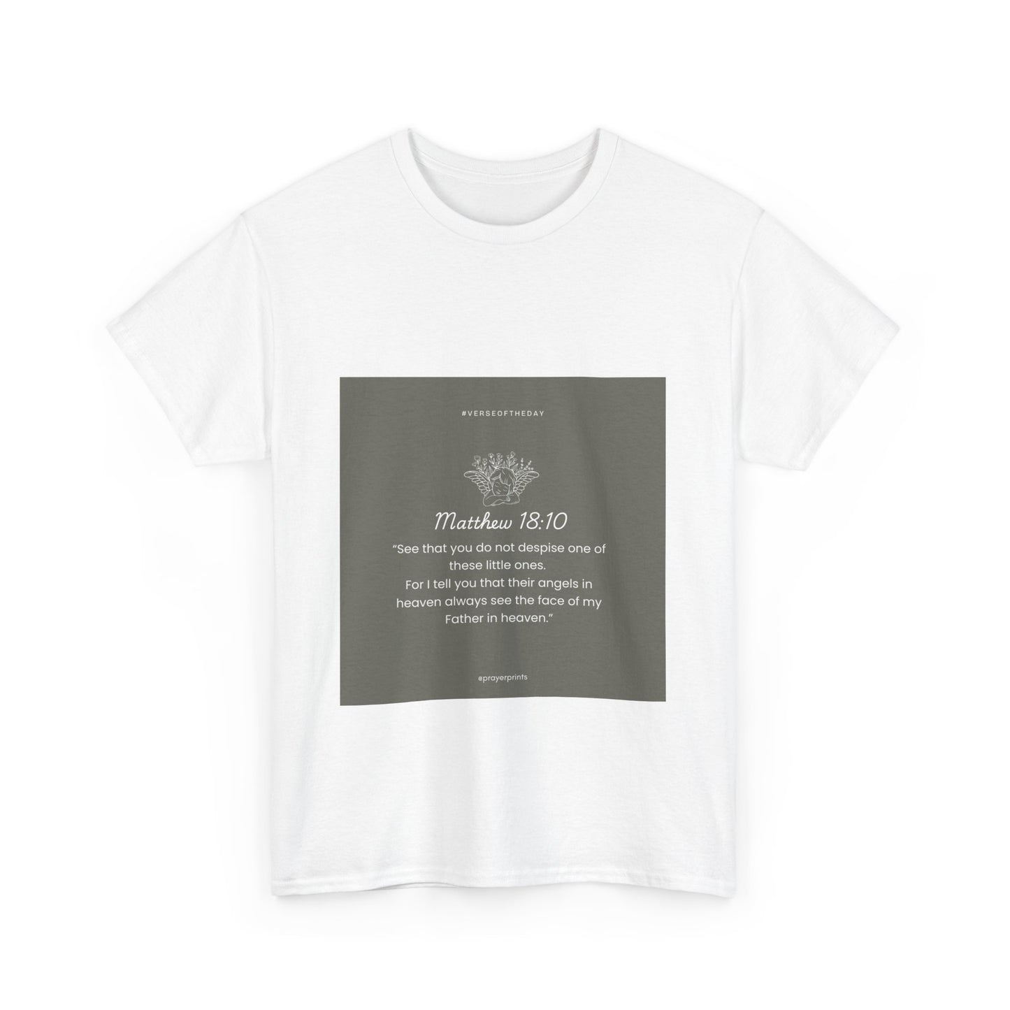 Matthew 18:10 Inspirational Unisex Heavy Cotton Tee