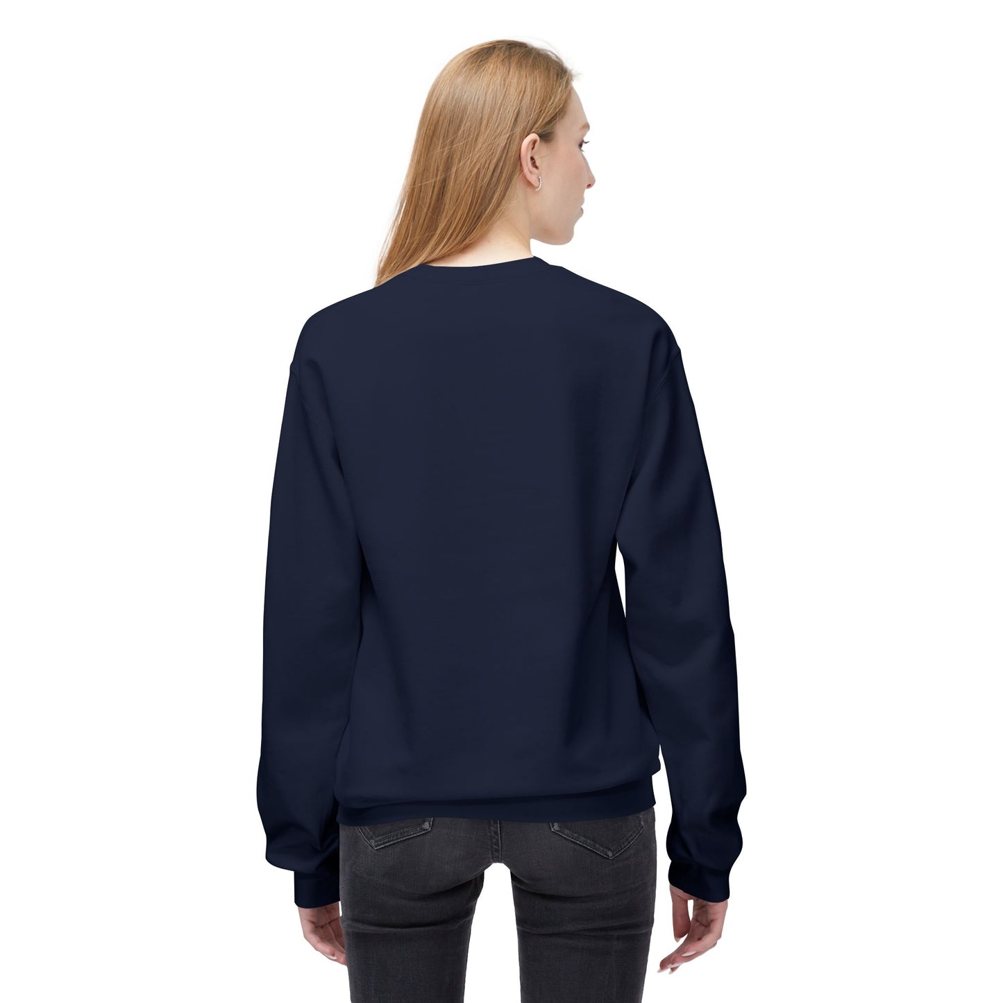 Faith-Inspired Fleece Crewneck Sweatshirt with Philippians 4:19 Quote