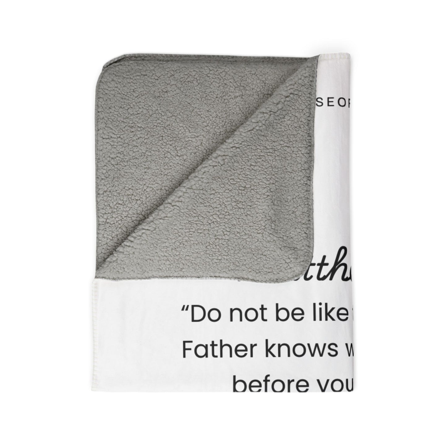 Fleece Sherpa Blanket