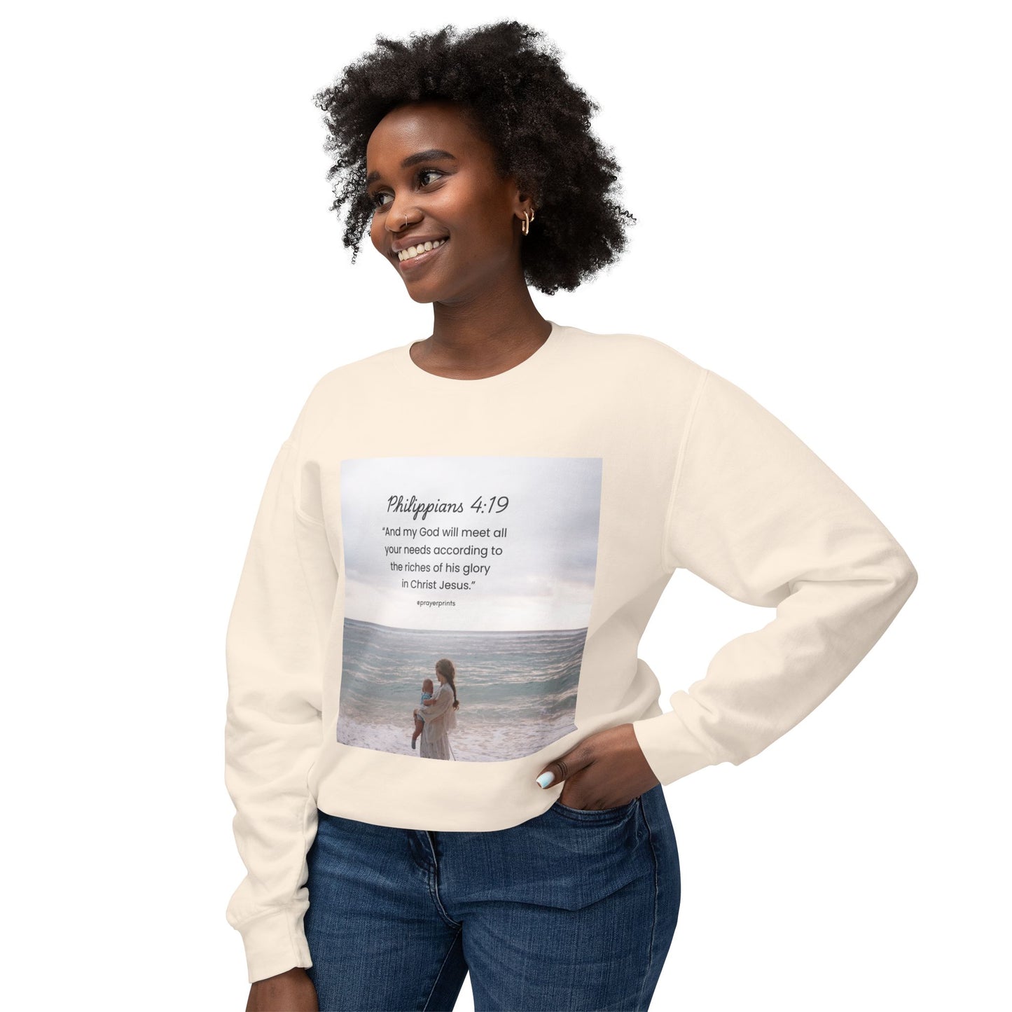 Unisex Lightweight Crewneck Sweatshirt