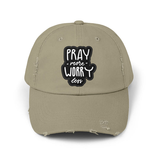 Unisex Distressed Cap Tan