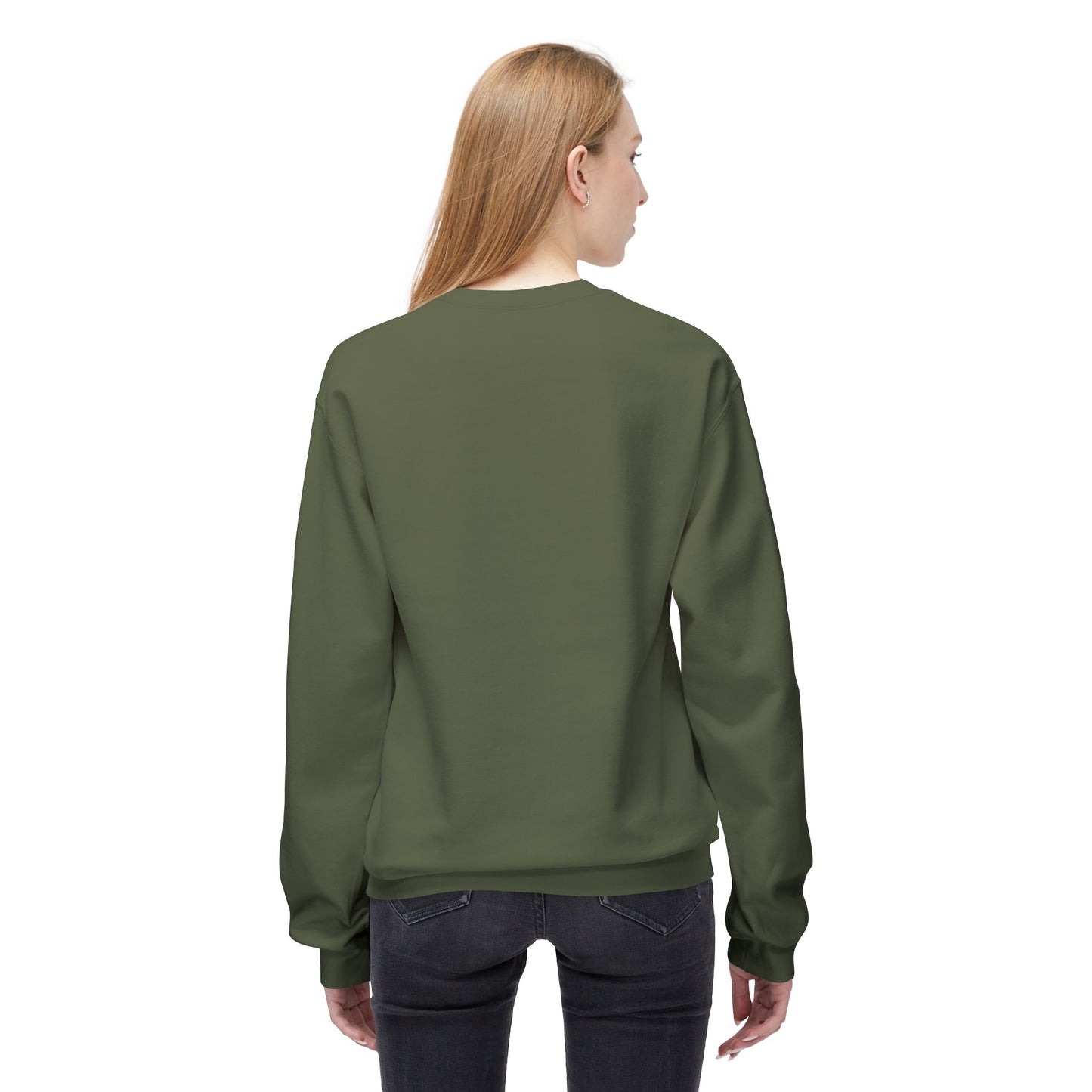 Faith-Inspired Fleece Crewneck Sweatshirt with Philippians 4:19 Quote