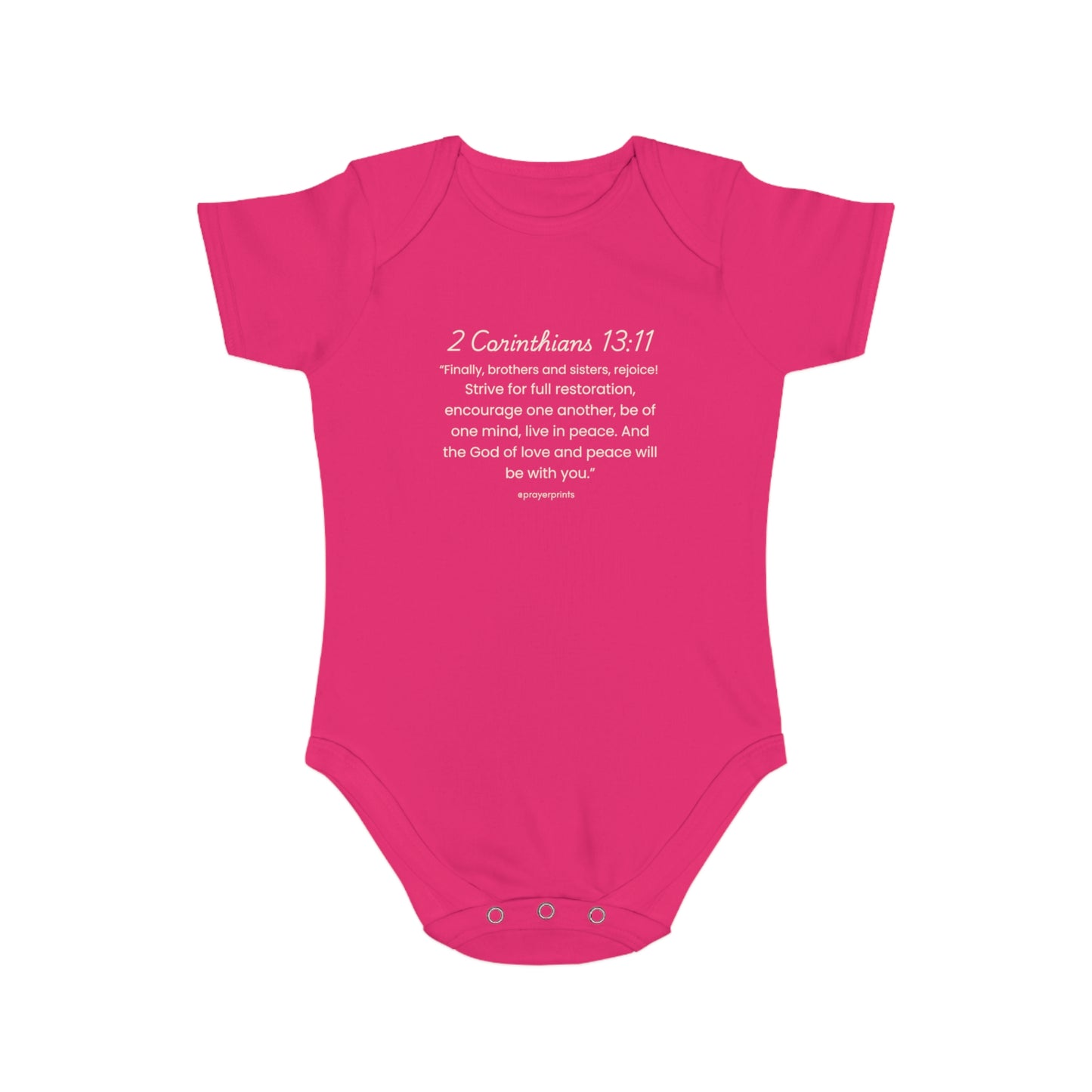 Short Sleeve Baby Bodysuit