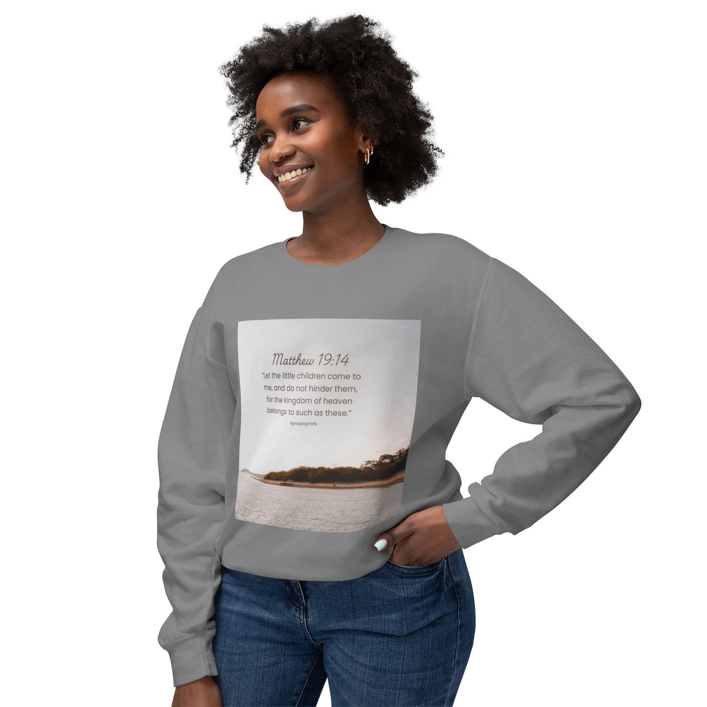 Unisex Lightweight Crewneck Sweatshirt