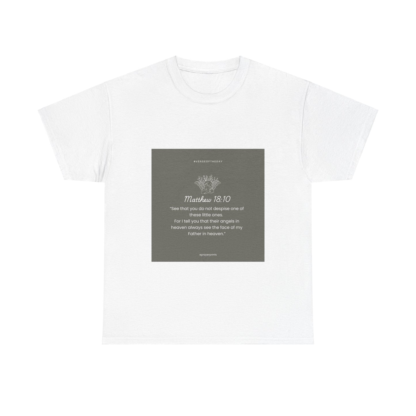 Matthew 18:10 Inspirational Unisex Heavy Cotton Tee