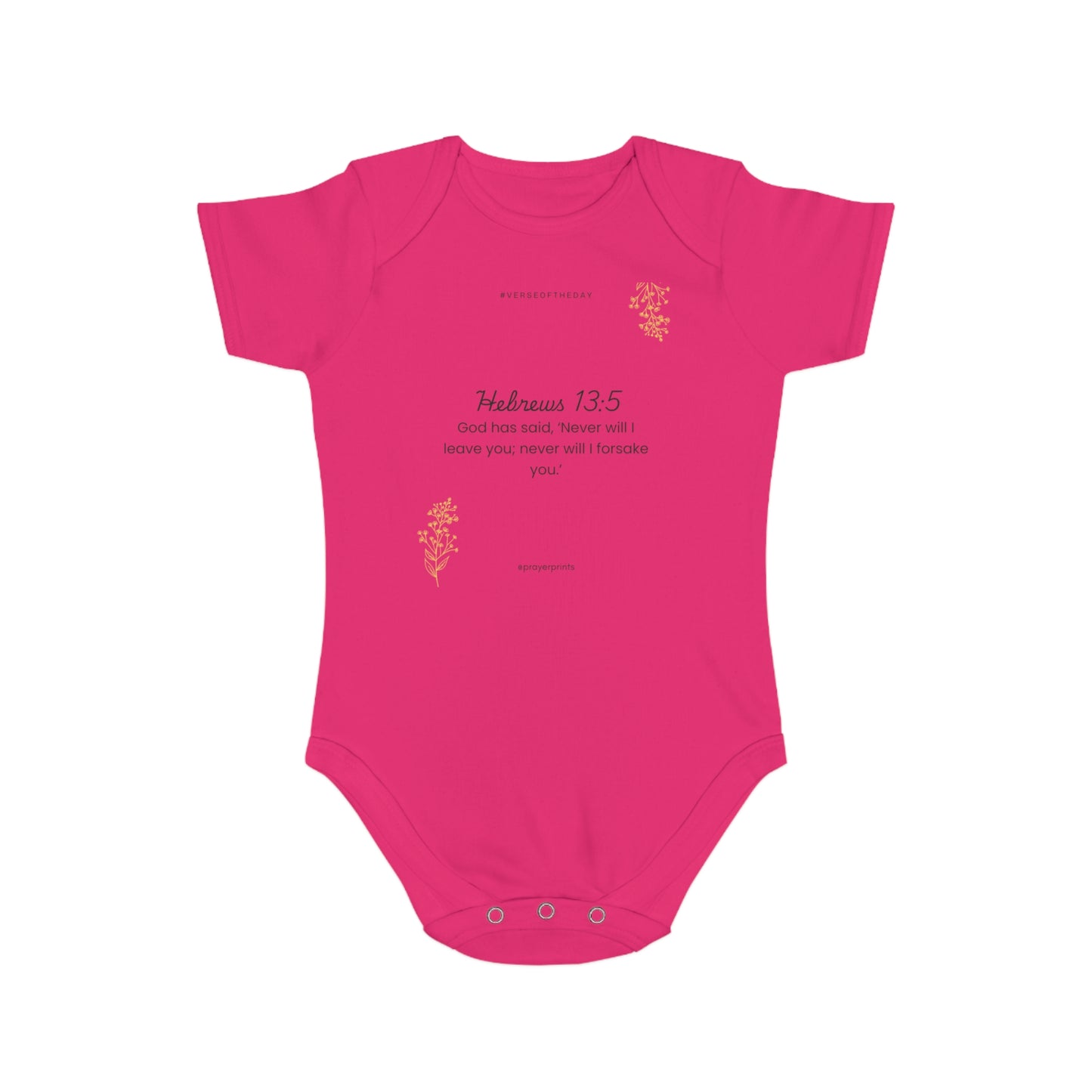 Short Sleeve Baby Bodysuit