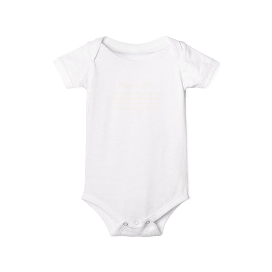 Infant Jersey One Piece