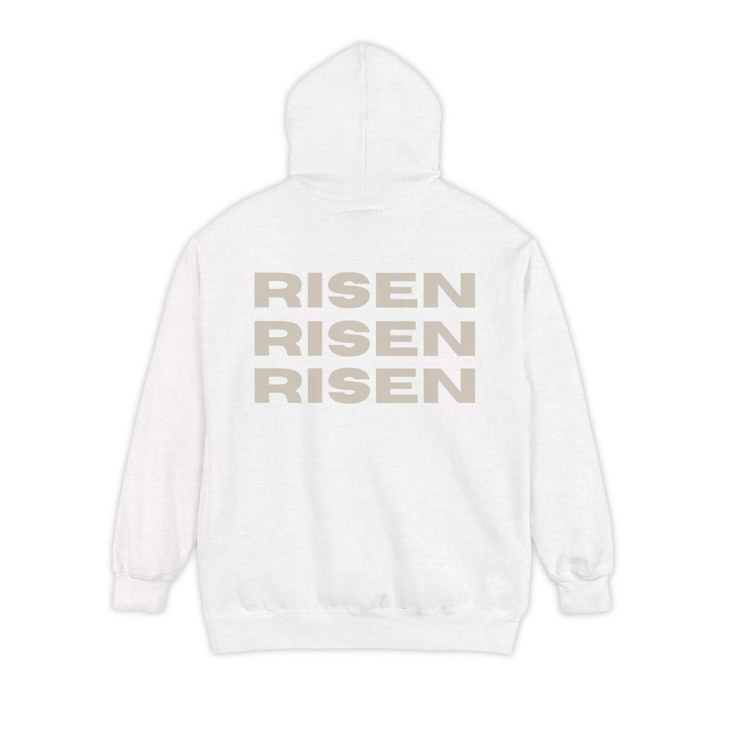Risen Unisex Garment-Dyed Hoodie - Spirit of Renewal for Everyday Comfort