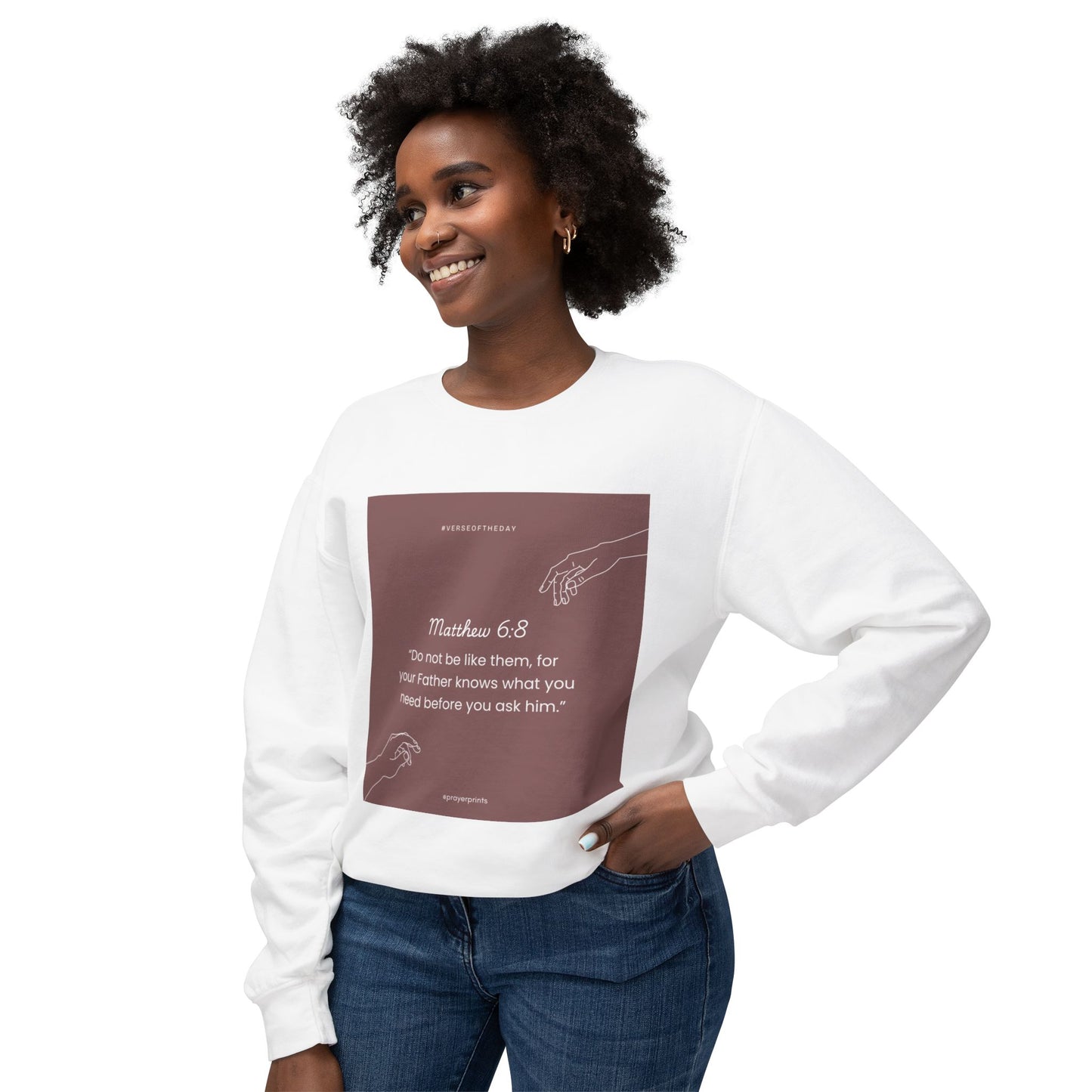 Unisex Lightweight Crewneck Sweatshirt