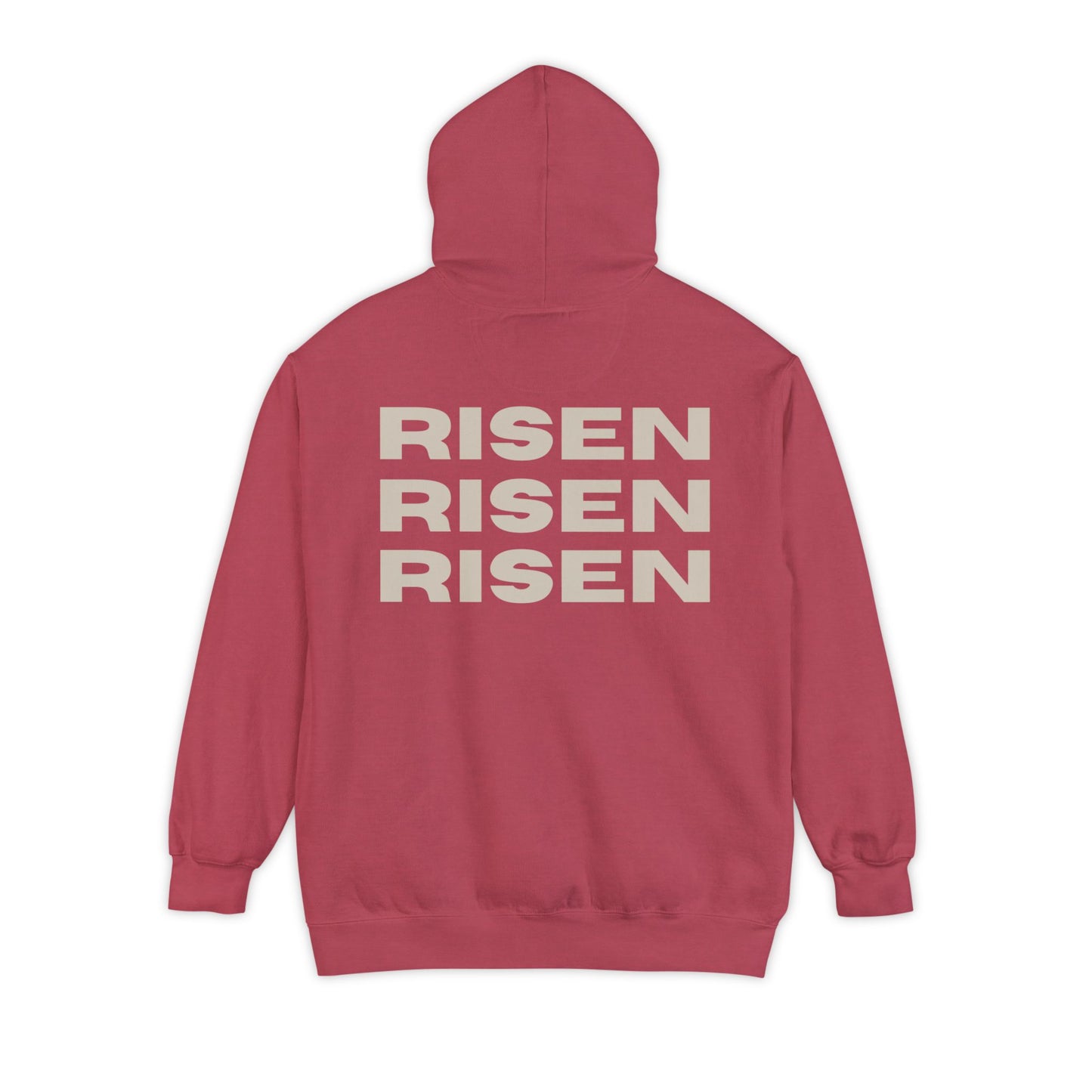 Risen Unisex Garment-Dyed Hoodie - Spirit of Renewal for Everyday Comfort