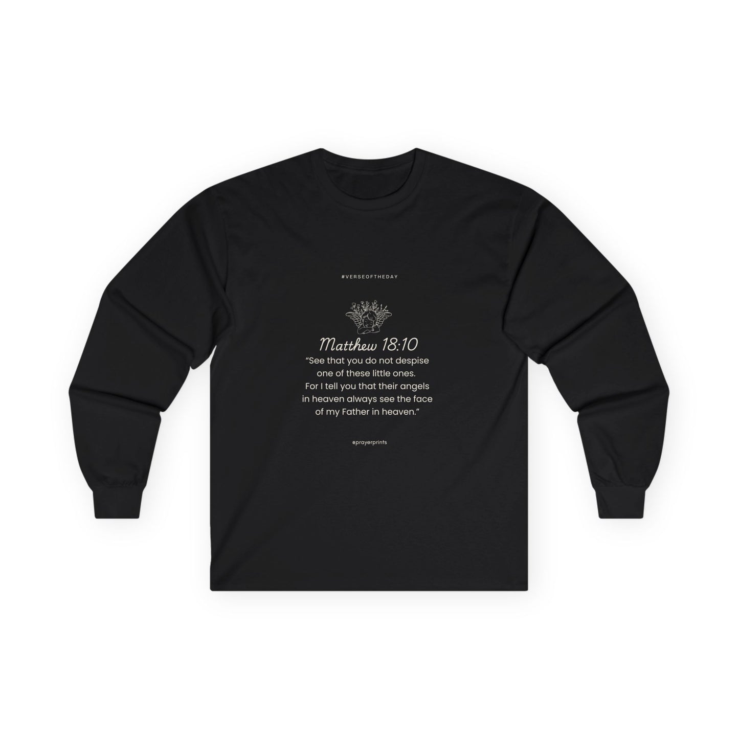 Matthew 18:10 Inspirational Long Sleeve Tee - Unisex Ultra Cotton