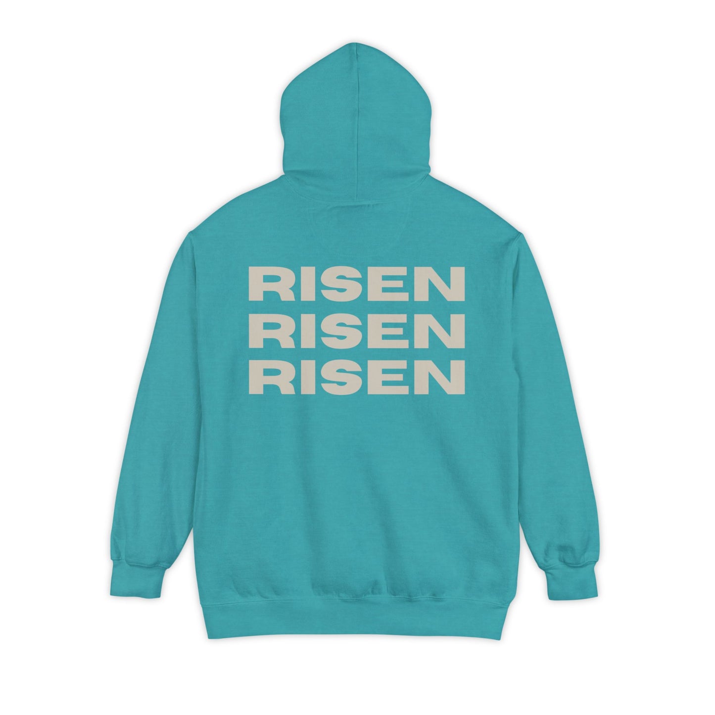 Risen Unisex Garment-Dyed Hoodie - Spirit of Renewal for Everyday Comfort