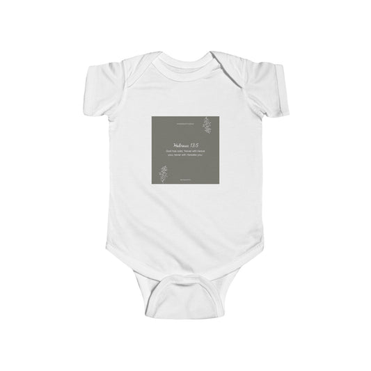 Whimsical Biblical Phrase Infant Bodysuit - Perfect for New Parents