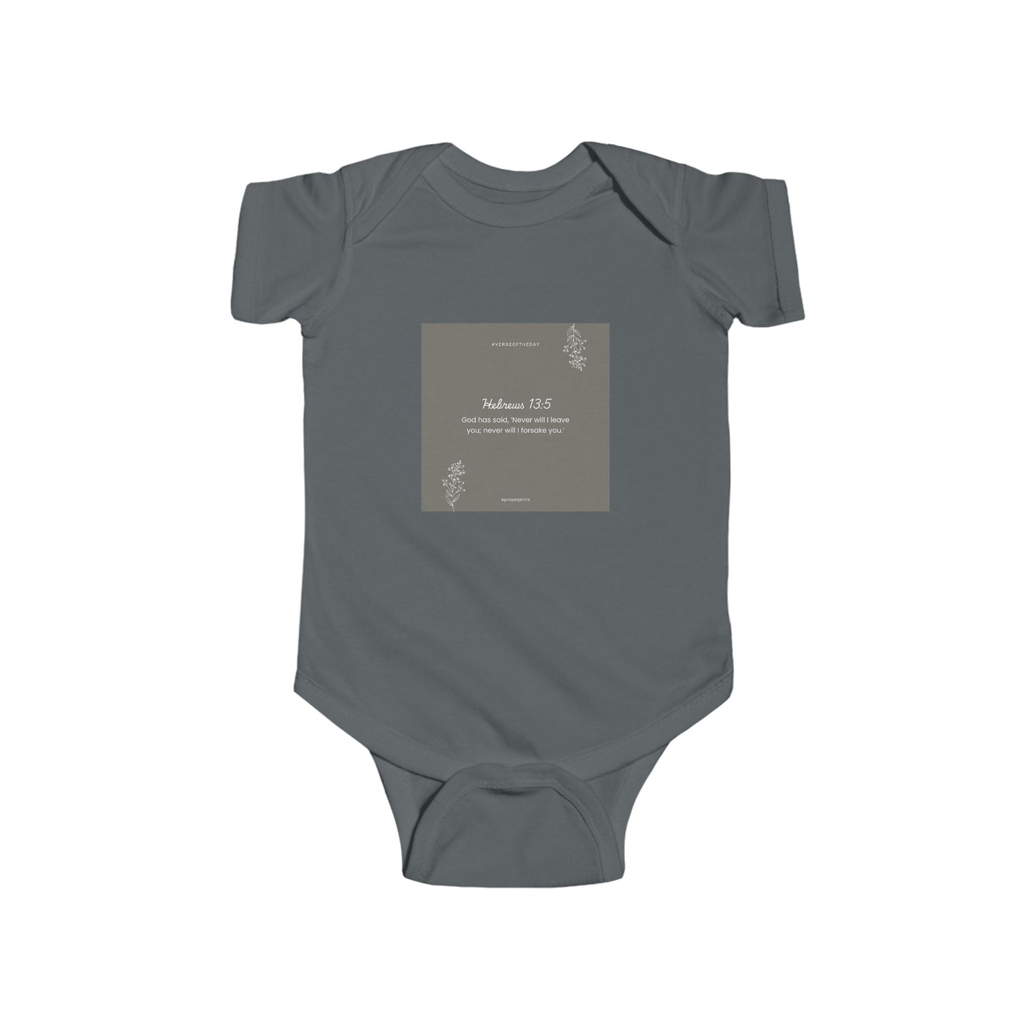 Whimsical Biblical Phrase Infant Bodysuit - Perfect for New Parents