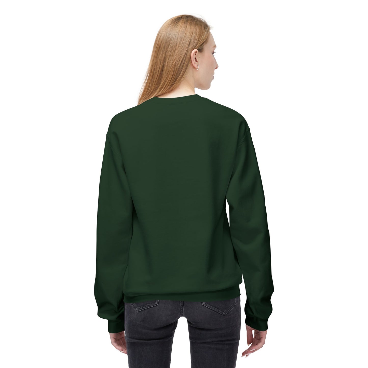 Faith-Inspired Fleece Crewneck Sweatshirt with Philippians 4:19 Quote