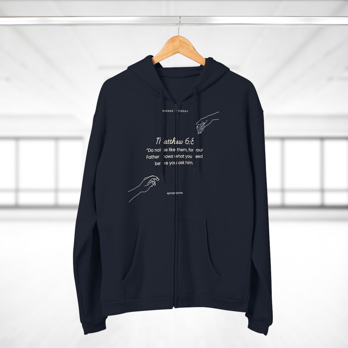 Unisex Hooded Zip Sweatshirt